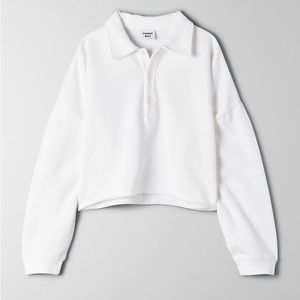 Aritzia cropped polo